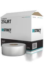 Toilet paper jumbo, 2 ply, 14 lbs, 8 rolls/box