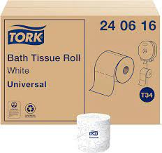 Tork universal toilet paper, white, 616 sheets ( 48/cs)