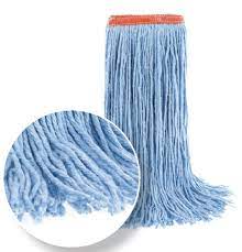 INSTINCT Vadrouille humide fibres synthetiques bande etroite brins coupes bleu 16oz