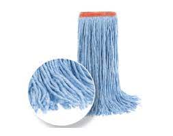 INSTINCT Vadrouille humide fibres synthetiques bande etroite brins coupes bleu 20oz