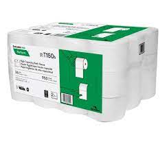 High capacity hygienic paper for tandem, white 2 ply 36 X 950 sheets (Replaces: CAS-T140)