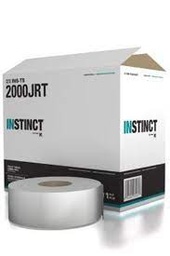 [INS-TS-2000JRT] Papier Hygiénique Jumbo, 1 pli, 2000', 8 rouleaux/cse